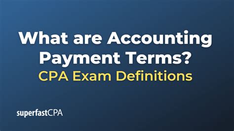 Accounting payment terms — AccountingTools.